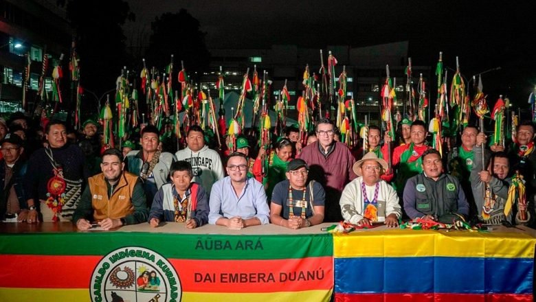 Atención integral y acompañamiento en proyectos productivos, entre los acuerdos del Gobierno nacional con el pueblo embera