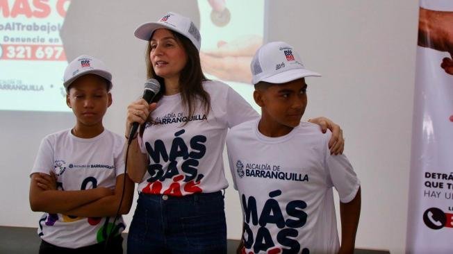Campaña de sensibilización contra el trabajo infantil se toma Barranquilla