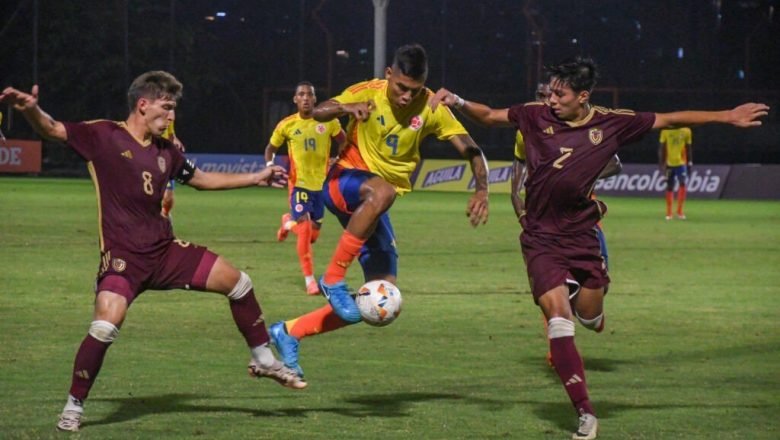 En amistoso Colombia y Venezuela Sub20 empataron 0-0