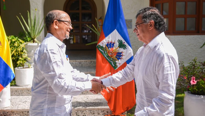 Petro visita Haití, en un compromiso por reforzar los vínculos bilaterales