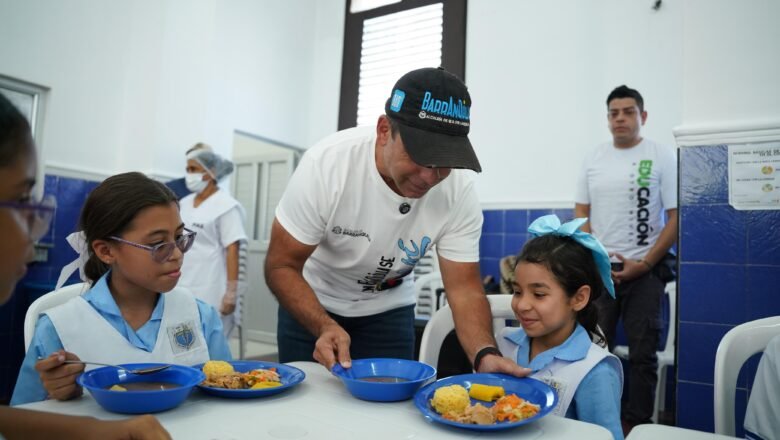 Alcalde Char entrega cuatro cocinas nuevas en colegios públicos para garantizar la seguridad alimentaria