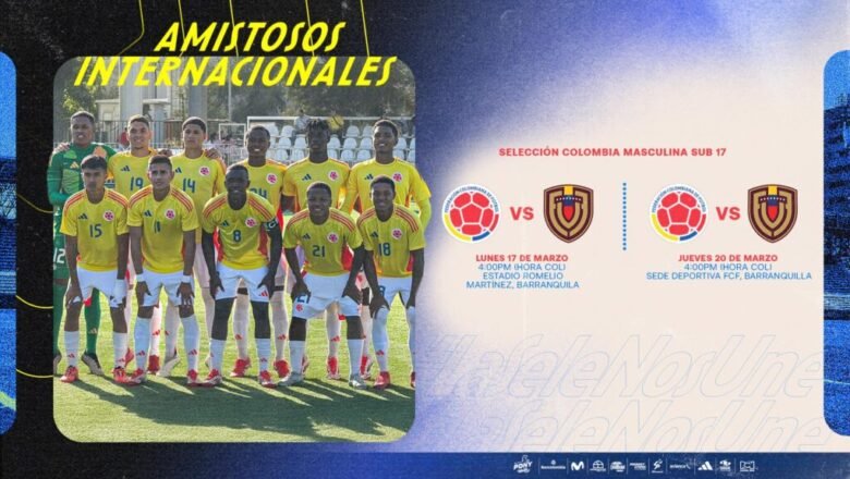 Convocados de Colombia Masculina para ciclo previo al CONMEBOL Sub-17