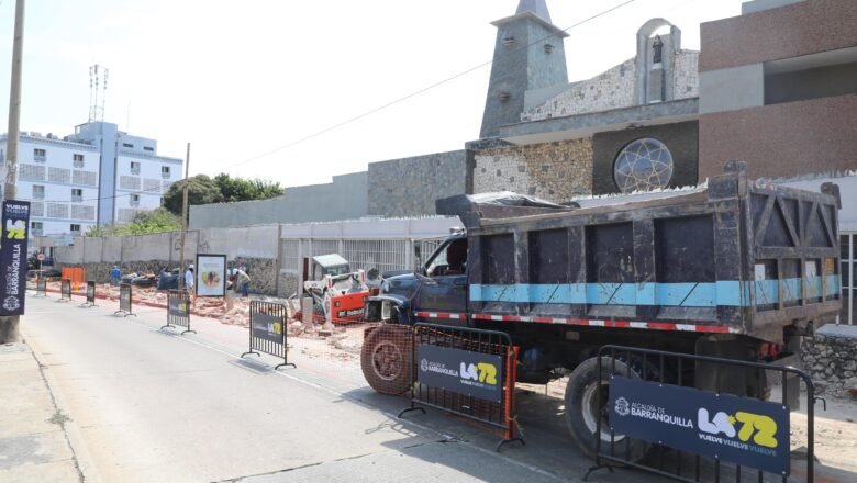 Avanzan las obras de transformación de la calle 72, para nueva Avenida Shakira