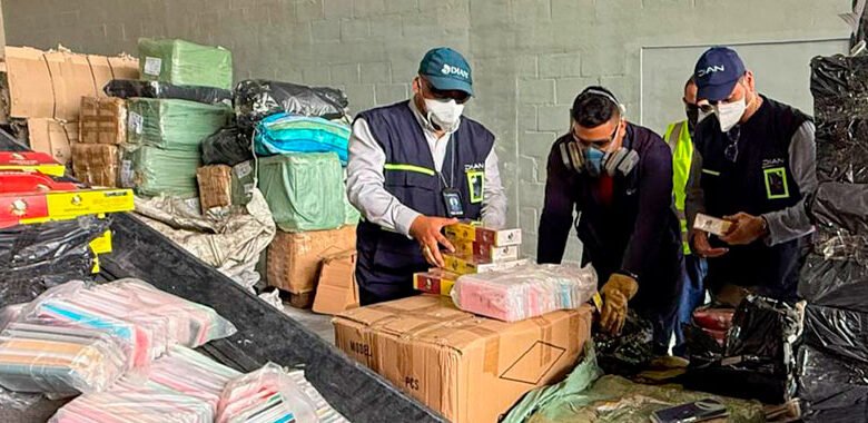 DIAN destruye mercancías de contrabando valoradas en más de $5.230 millones 11/04/2025 | Medellín (Antioquia)