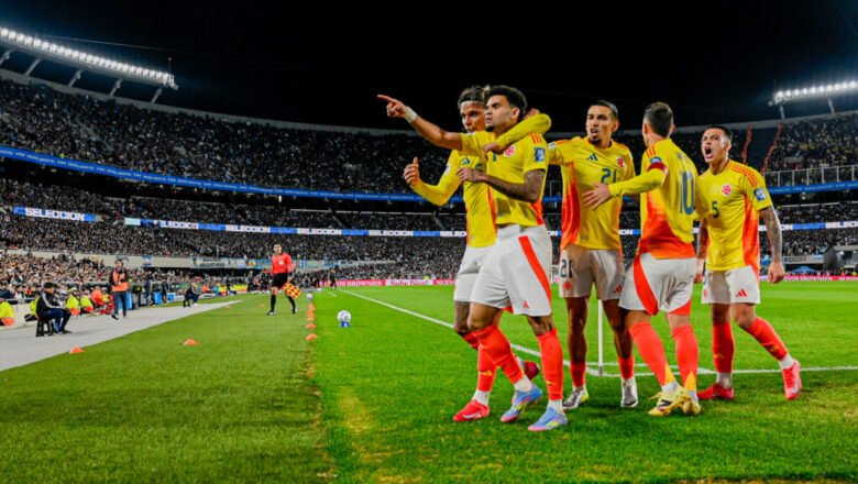 Colombia empató 1-1 en el Monumental ante Argentina