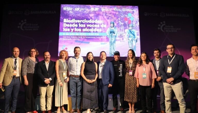 Estamos comprometidos con integrar la biodiversidad en la planificación y la transformación de Barranquilla: alcalde Char en Ocde