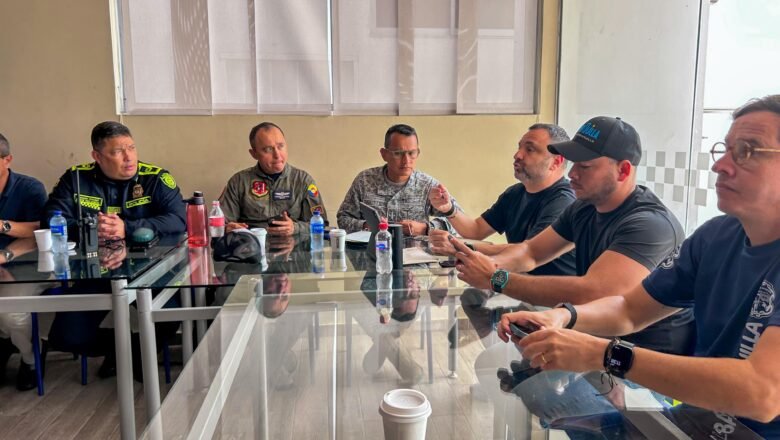 Distrito y fuerza pública instalan dispositivo de seguridad para el Foro de la OCDE