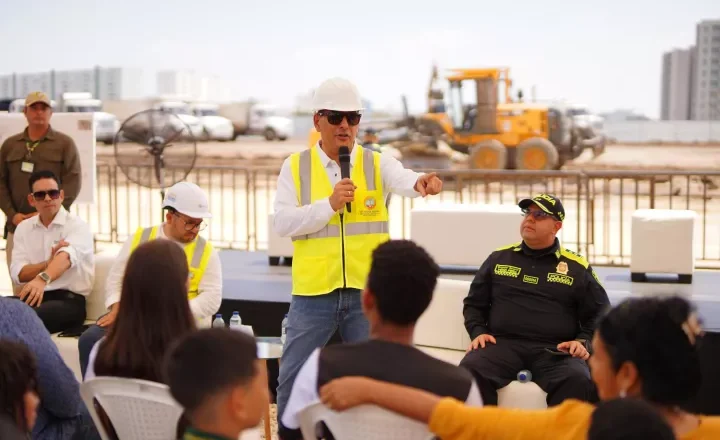 Arrancan obras del segundo nuevo megacolegio en Cartagena, la nueva I.E Ambientalista en Parque Heredia