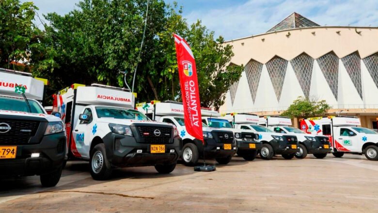 Con $5.400 millones, Gobierno dota al Atlántico de 20 ambulancias para mejorar la respuesta en emergencias
