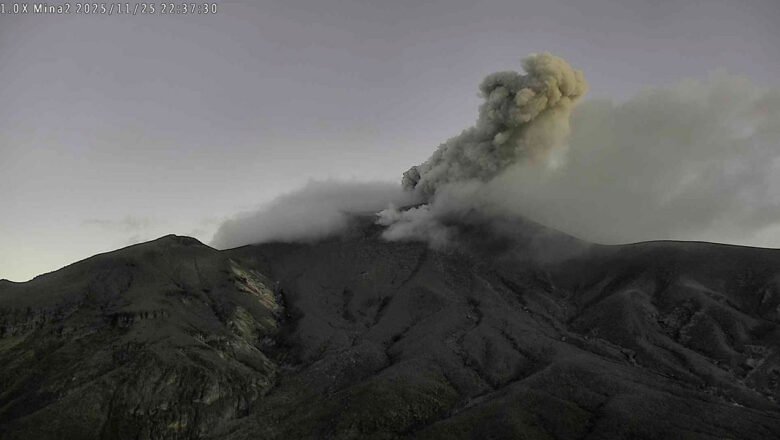 Alerta del volcán Puracé pasa de Amarilla a Naranja: máxima vigilancia