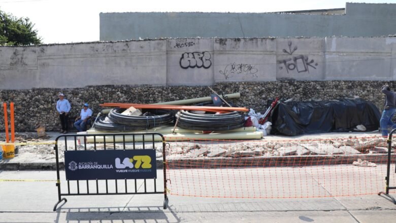 Avanzan las obras de la calle 72