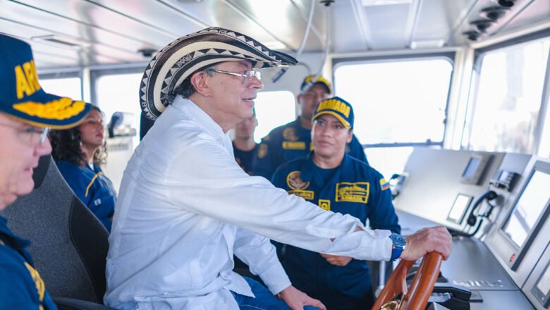 Presidente Petro entregó oficialmente el ARC Guajira y fortaleció capacidades marítimas y humanitarias del país